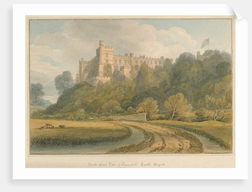 Sussex - Arundel Castle, 1825 by John Chessell Buckler