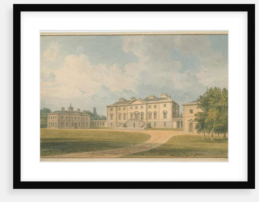 Sussex - Hall in unknown location, 1807 by John Buckler