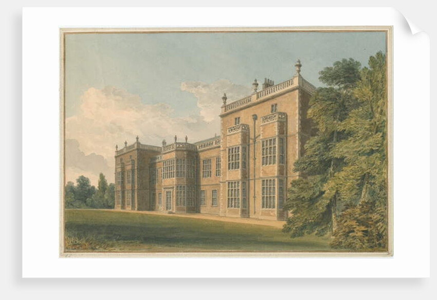 Yorkshire - Burton stable, 1818 by John Chessell Buckler