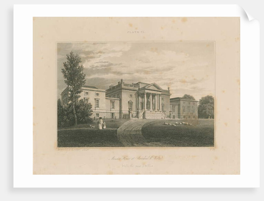 Wiltshire - Stourhead - Mansion by John Buckler