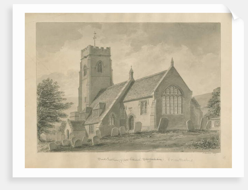 Worcestershire - Clent Church by John Buckler