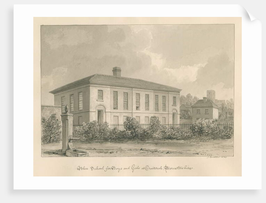 Worcestershire - Droitwich - Blue School by John Buckler