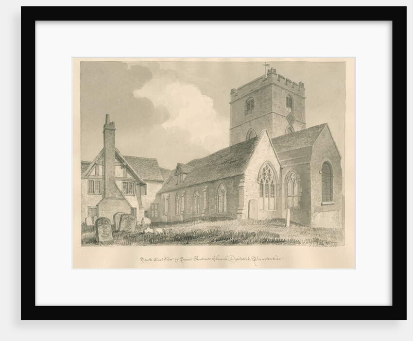 Worcestershire - Droitwich - Saint Andrew's Church by John Chessell Buckler