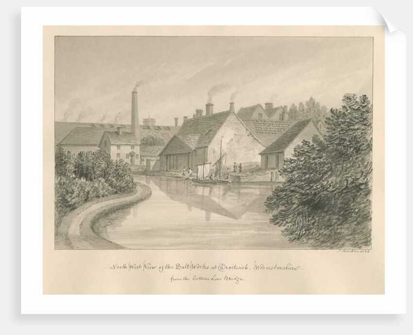 Worcestershire - Droitwich - Salt Works by John Buckler