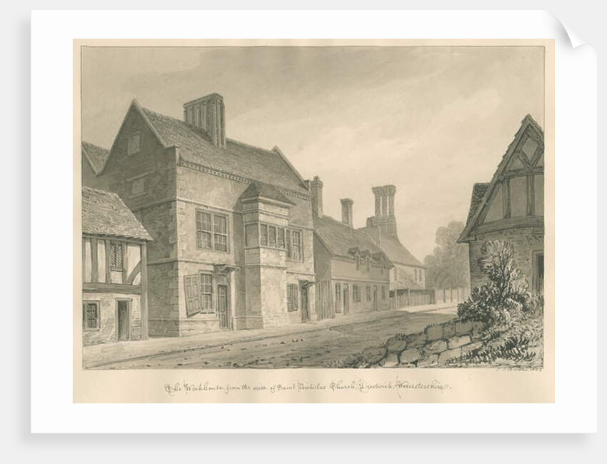 Worcesteshire - Droitwich - Workhouse by John Chessell Buckler