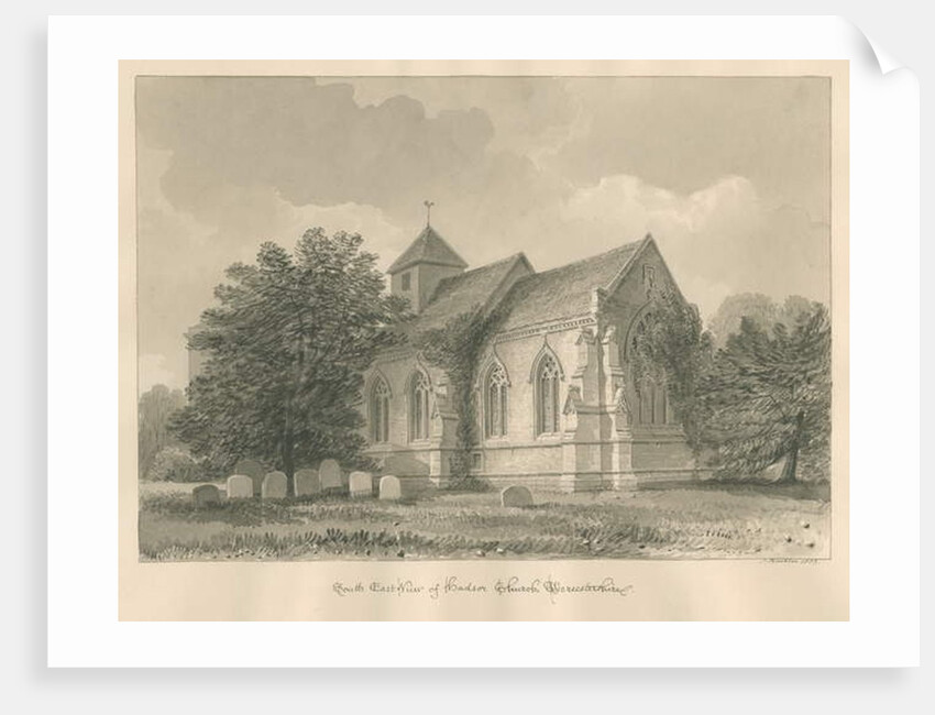 Worcestershire - Hadsor Church by John Buckler