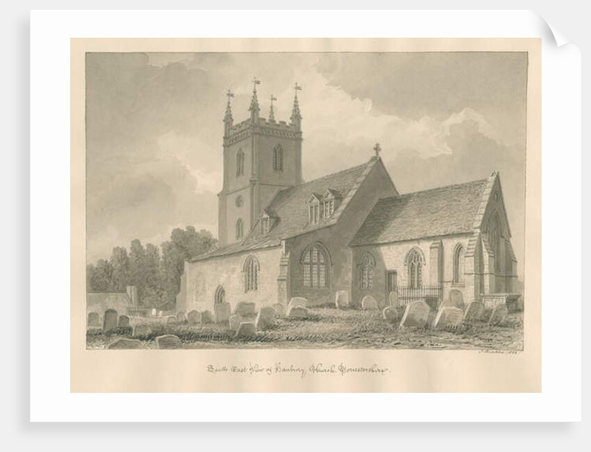 Worcestershire - Hanbury Church by John Buckler