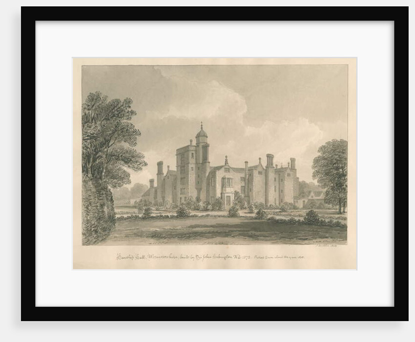 Worcestershire - Hindlip Hall by John Buckler