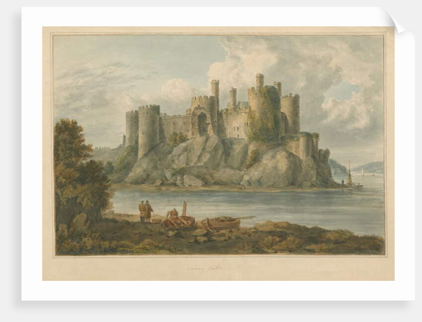 Wales - Carnarvonshire - Conway Castle, 1810 by John Chessell Buckler