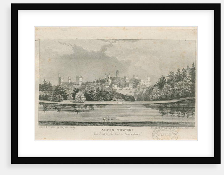 Alton 'Abbey': lithograph by Samuel A. Rayner