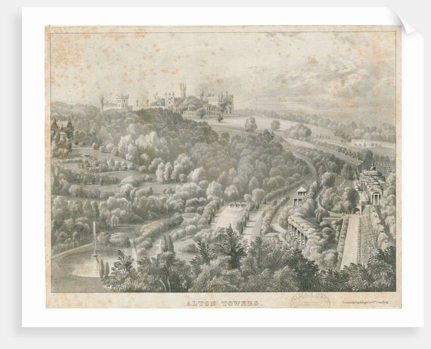 Alton 'Abbey': lithograph, nd [1806-1885] by Louis Haghe