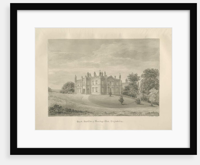 Armitage Park: sepia drawing, 1823 by John Buckler
