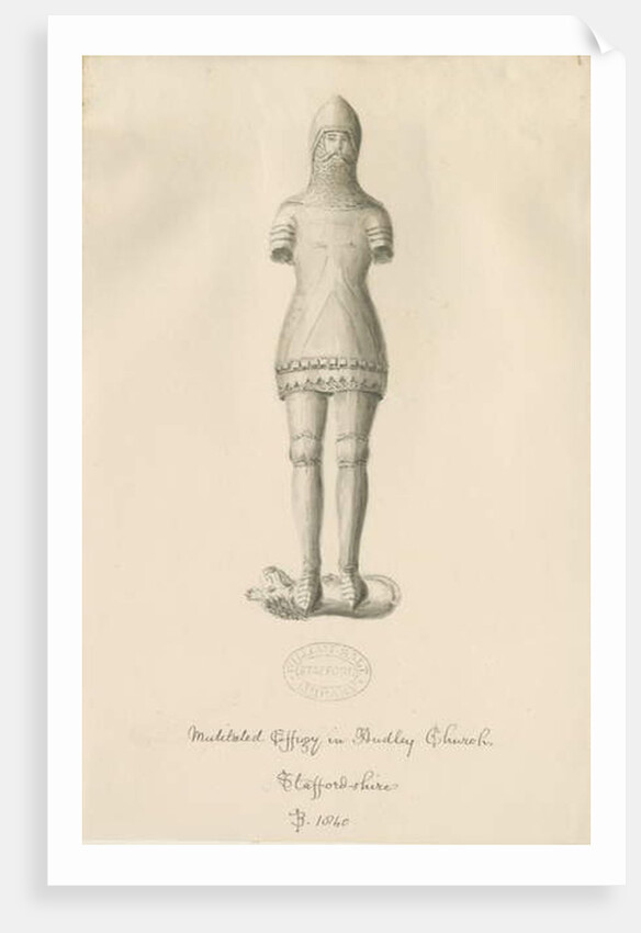 Audley Monuments - 'Audley Knight' by John Buckler