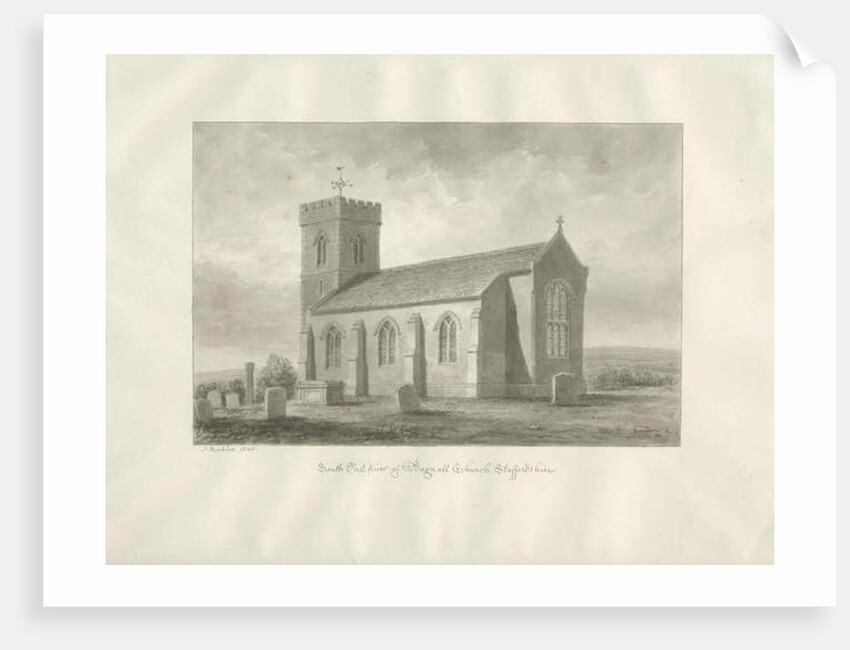 Bagnall Church by John Buckler