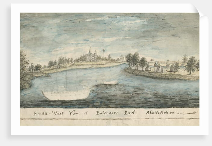 Batchacre Park: tinted drawing, nd [?19th cent] by Stebbing Shaw