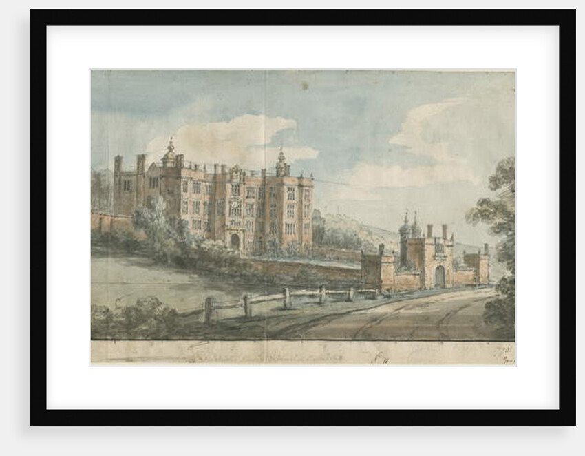 Beaudesert Hall and Park: water colour painting, 1770 by Nicholas Thomas Dall