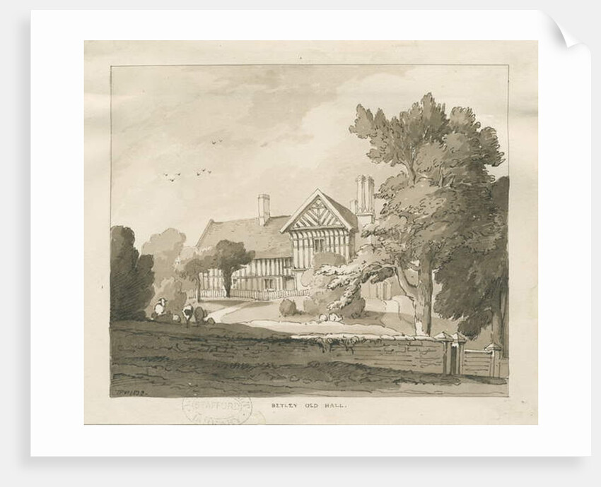 Betley Old Hall by Thomas Peploe Wood