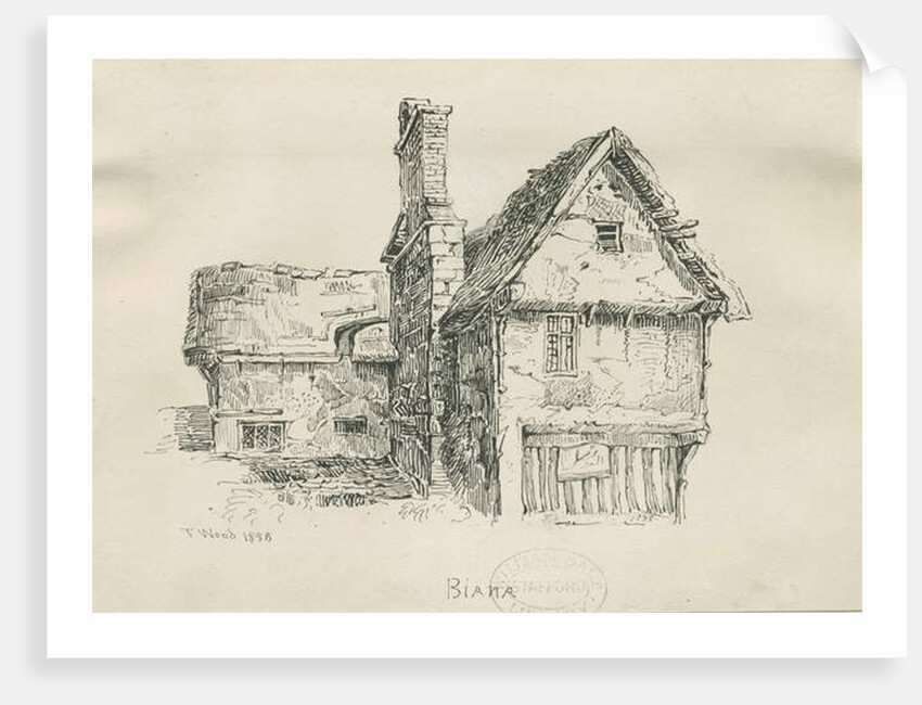 Eccleshall - Biana Hall by Thomas Peploe Wood