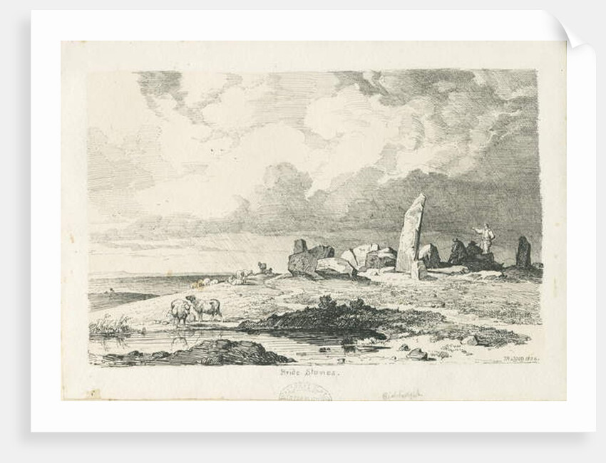 Biddulph Moor - 'The Bridestones' by Thomas Peploe Wood