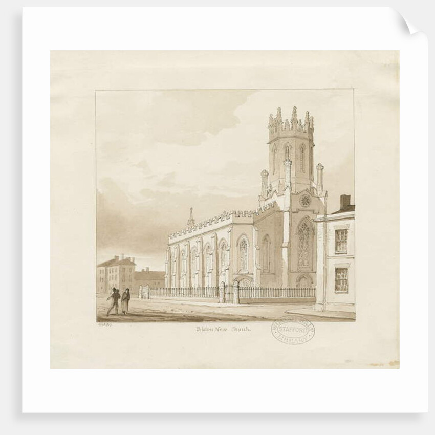 Bilston - St. Mary's Church by Thomas Peploe Wood