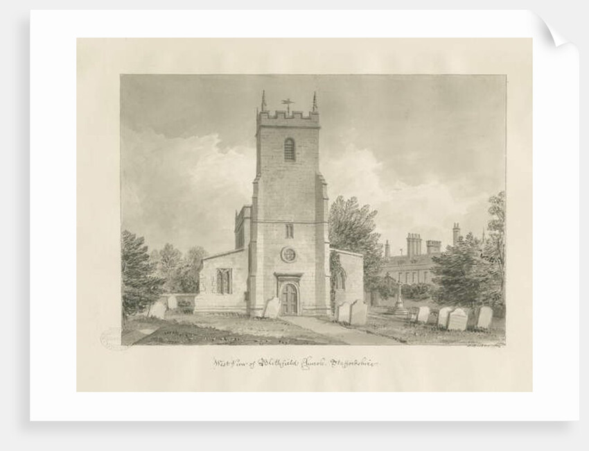 Blithfield Church by John Buckler