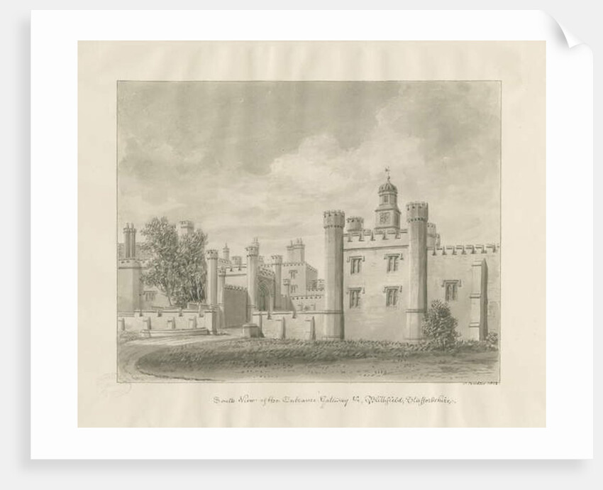 Blithfield Hall by John Buckler