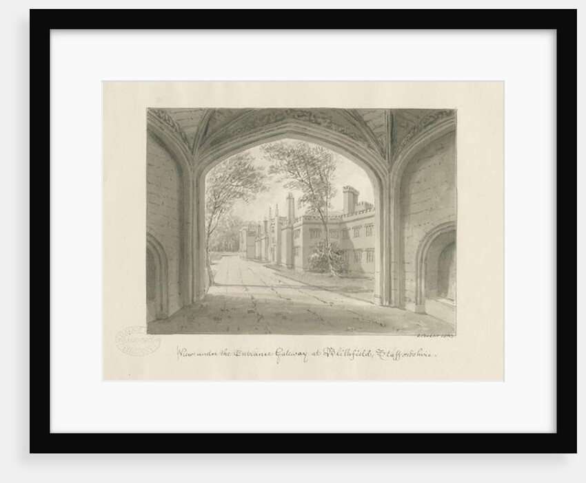 Blithfield Hall by John Buckler