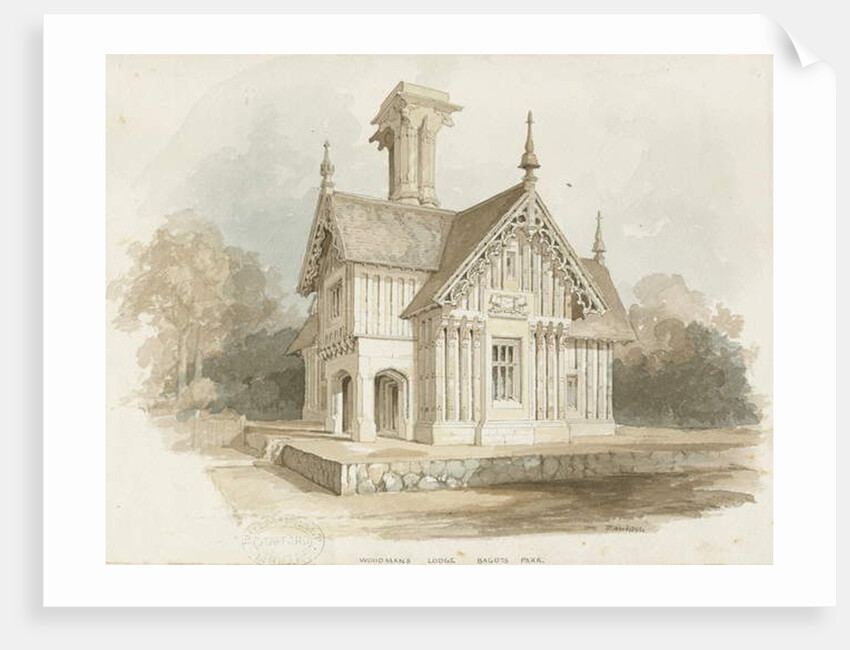 Blithfield - Lodge at Bagot Park by Thomas Peploe Wood