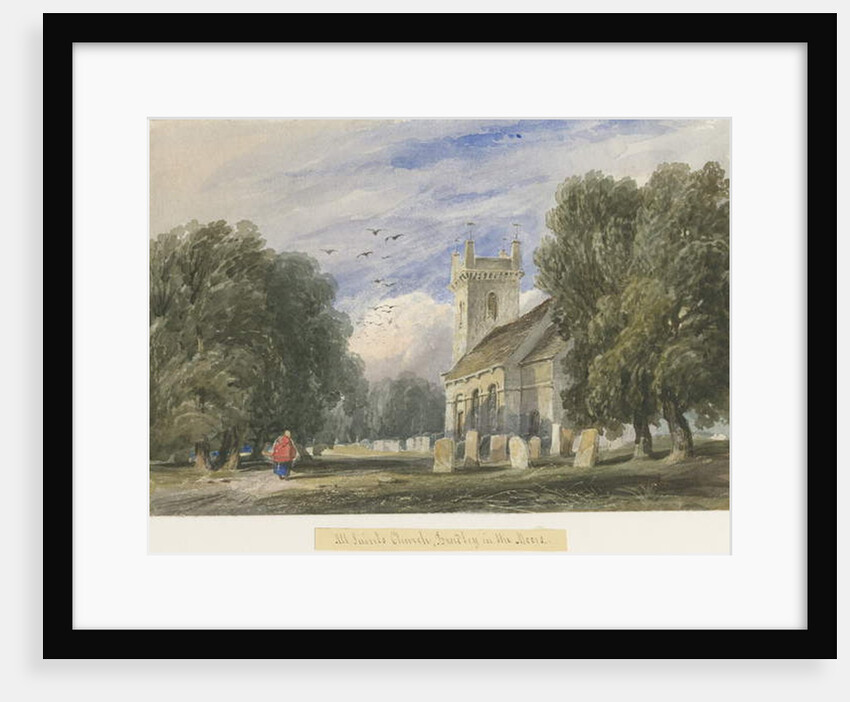 Bradley-in-the-Moors Church by Lewis John Wood