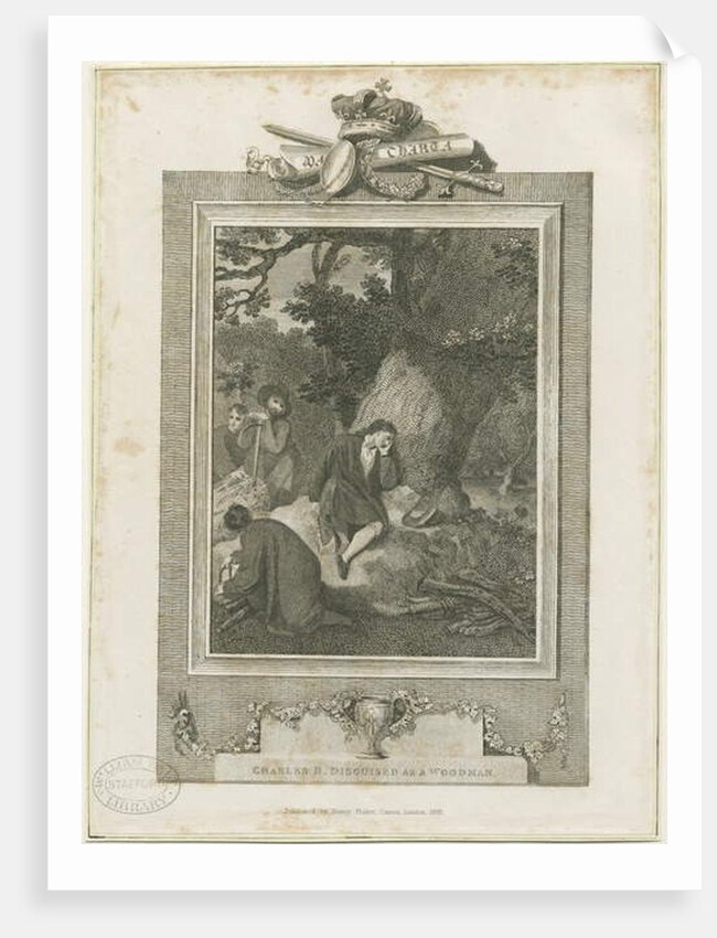 Boscobel - The Royal Oak by English School