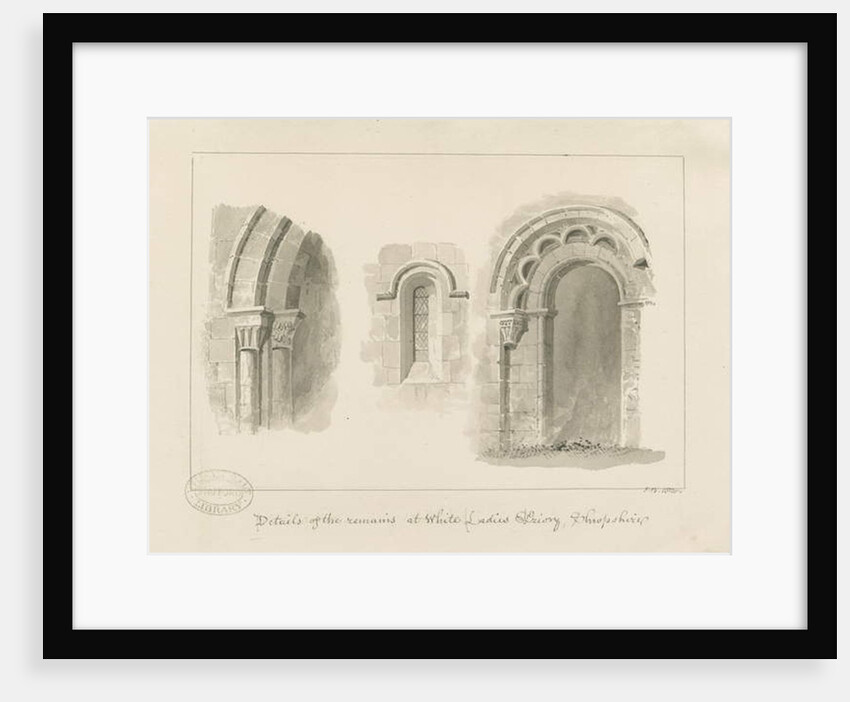 Brewood - Whiteladies Priory by John Buckler