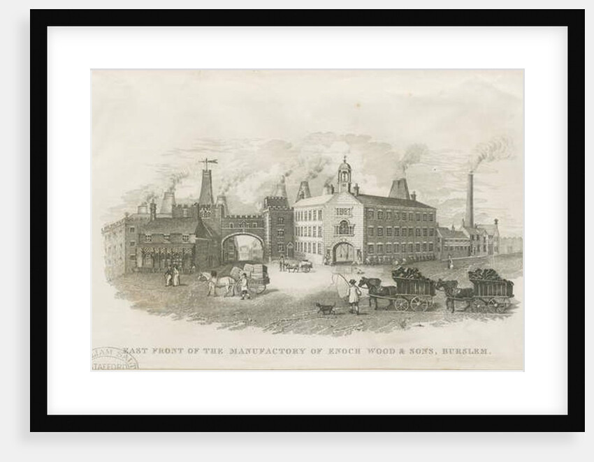Burslem - factory of Enoch Wood & Sons' by Enoch Wood
