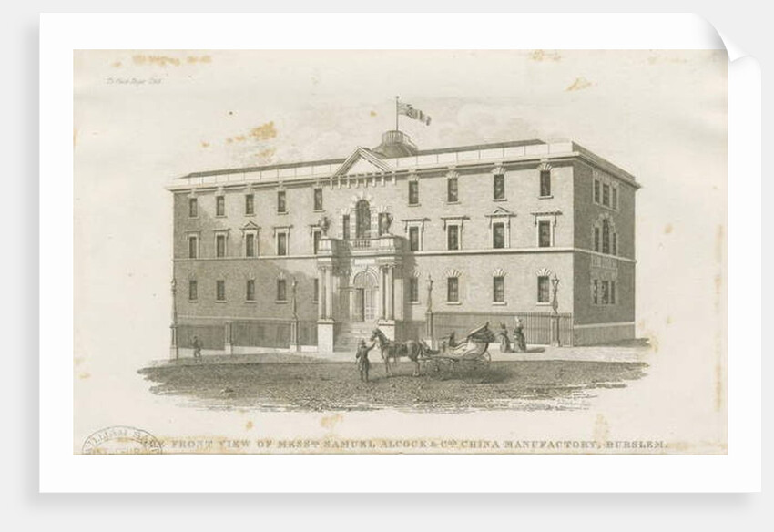 Burslem - factory of Messrs. Samuel Alcock & Cos. by J Barlow