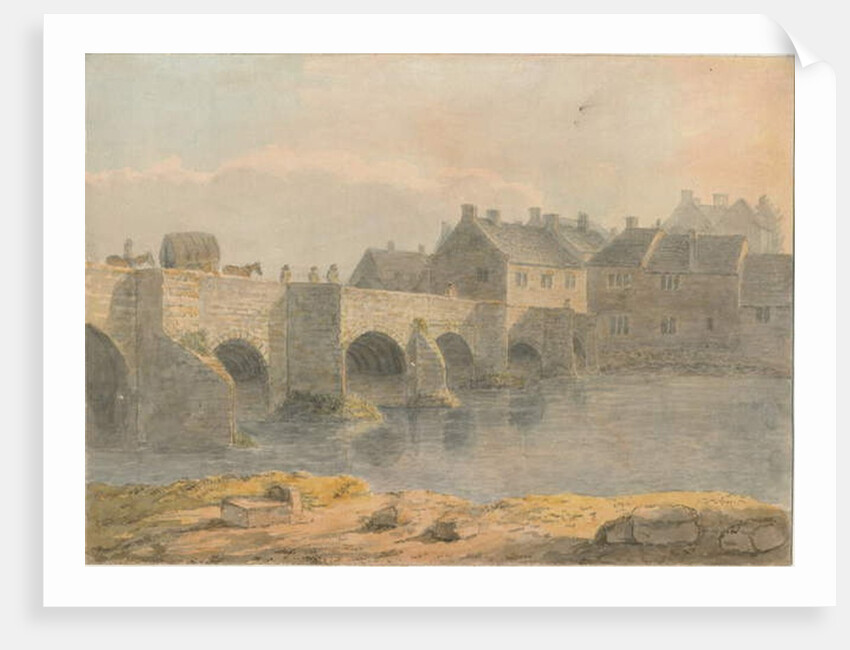 Burton-upon-Trent Bridge and Town by John Buckler