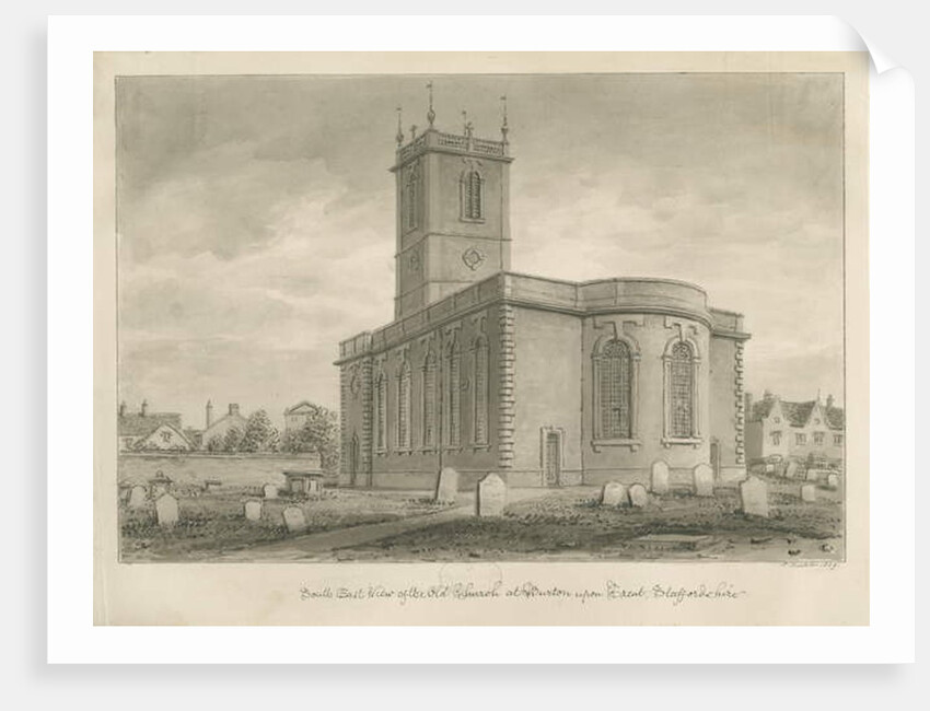 Burton-upon-Trent - Old Church by John Buckler