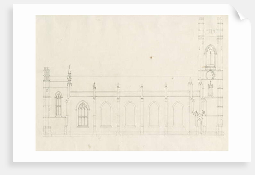 Burton-upon-Trent - Holy Trinity Church by School English