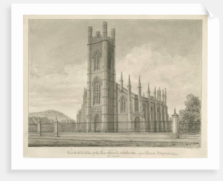 Burton-upon-Trent - Holy Trinity Church by John Buckler