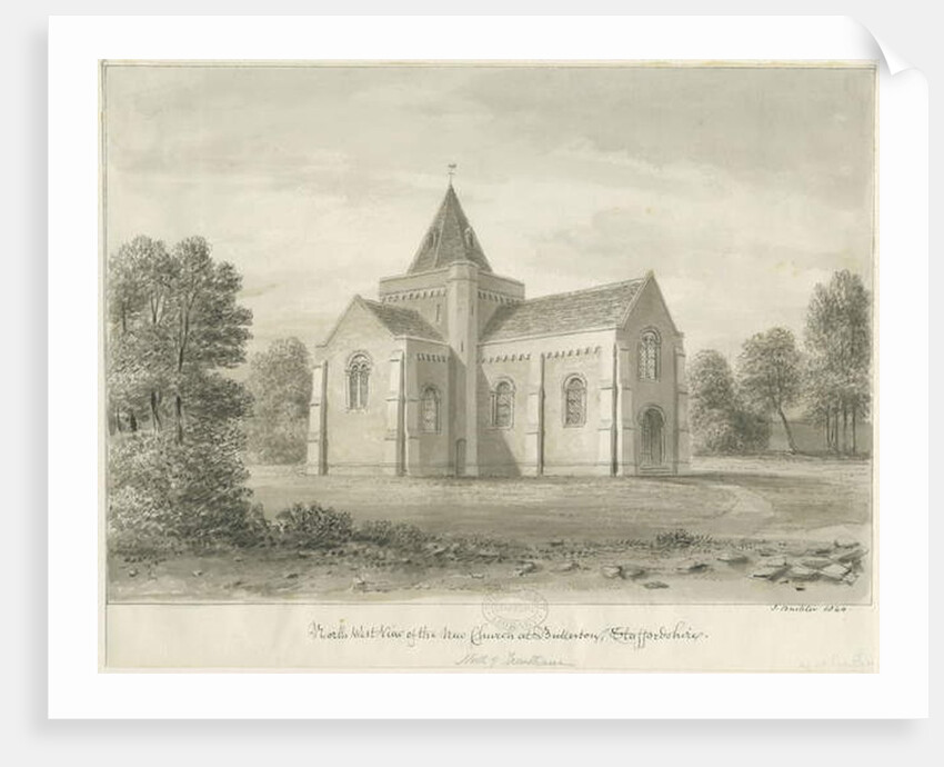 Butterton - St. Thomas' Church by John Buckler