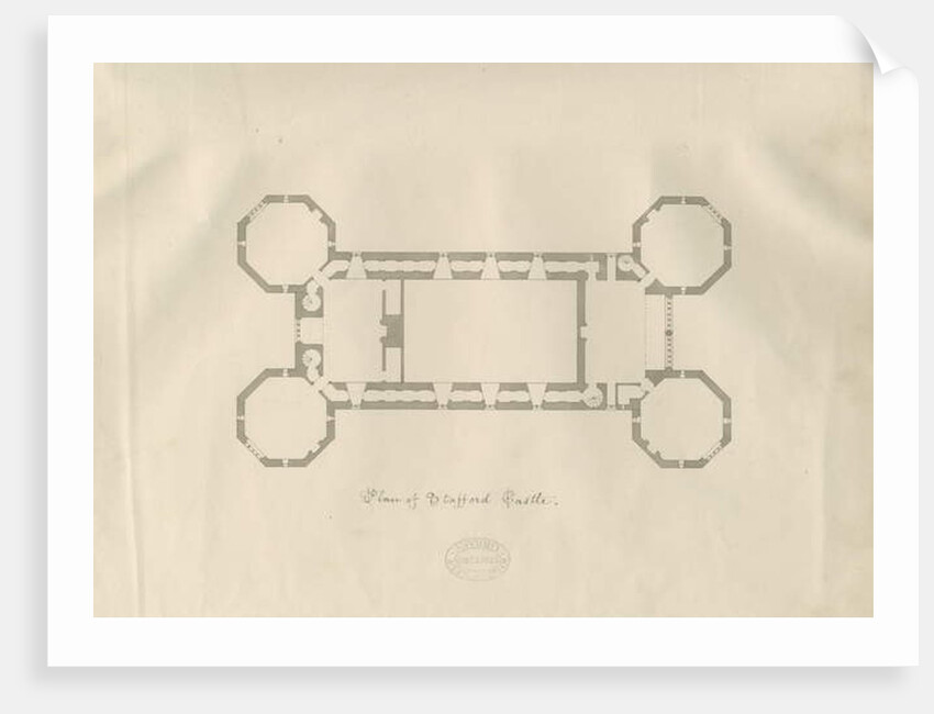 Castle Church - Stafford Castle: pen and wash drawing, nd [19th cent] by School English