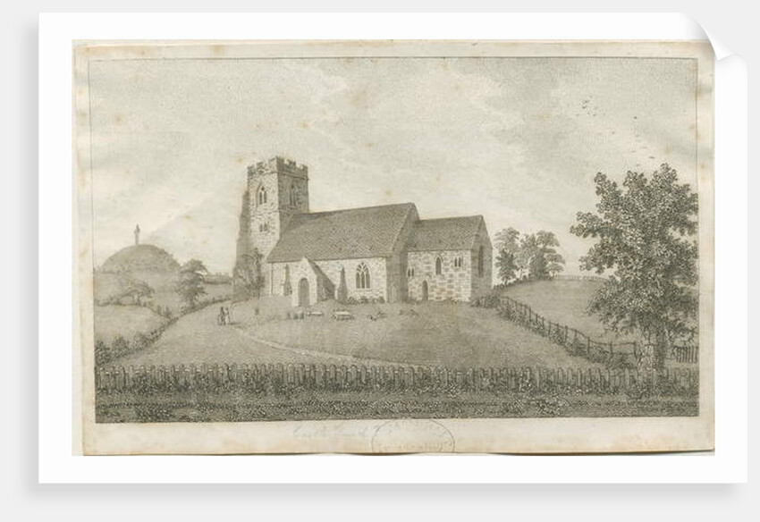 Castle Church - Church: engraving, nd [?18th cent] by School English