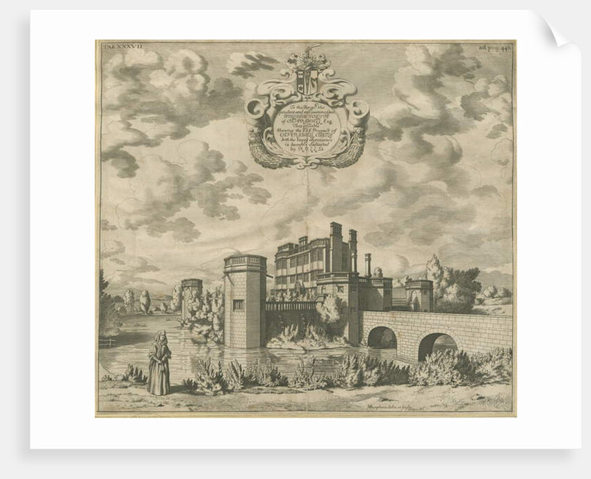 Caverswall Castle: copper-plate engraving, nd [1653-1686] by Michael Burghers