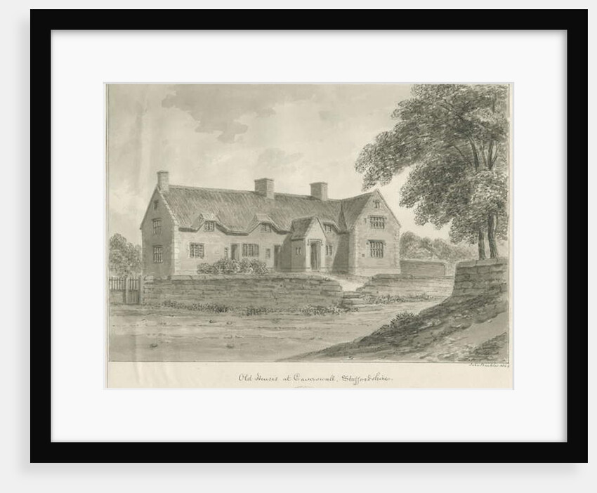 Caverswall Village - Old Houses by John Buckler