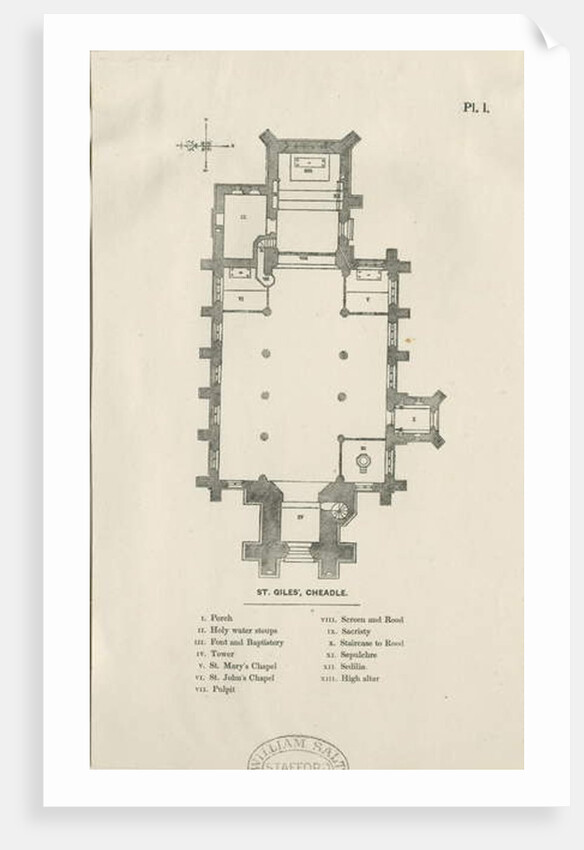 Cheadle - St. Giles Church by School English