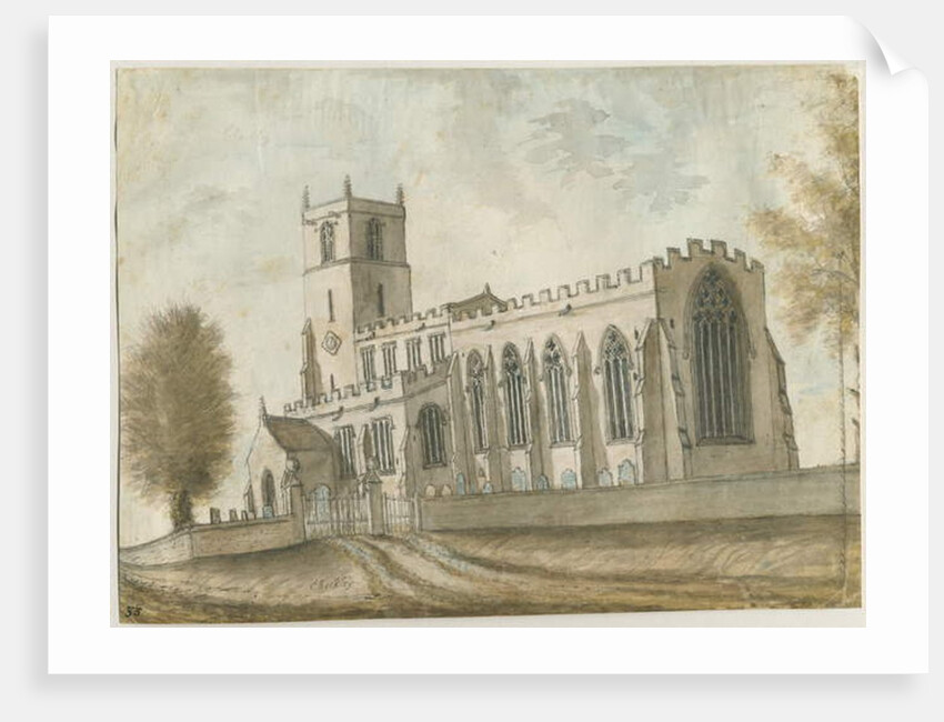 Checkley Church by Stebbing Shaw