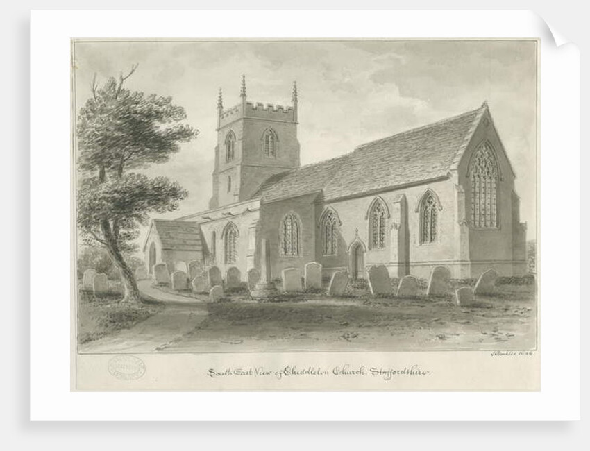 Cheddleton Church by John Buckler