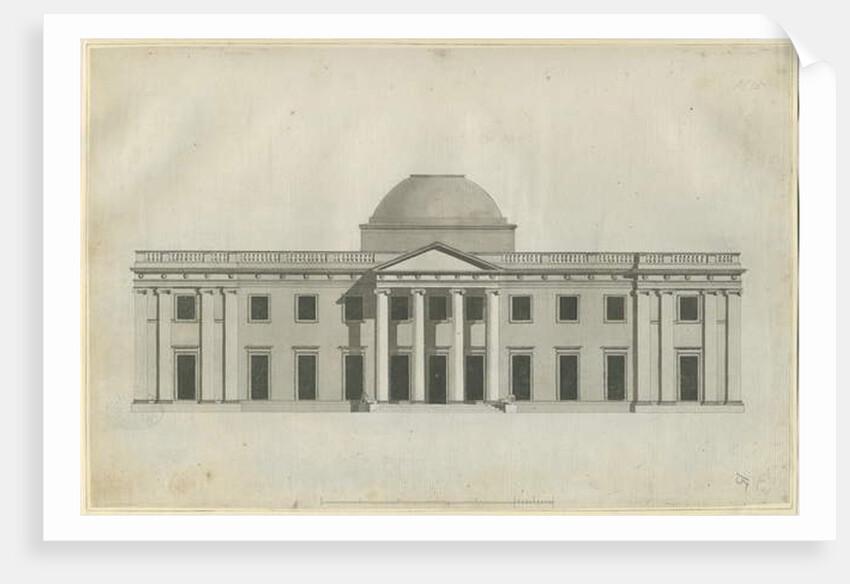 Chillington Hall: pen and wash drawing, nd [1780s] by John Soane