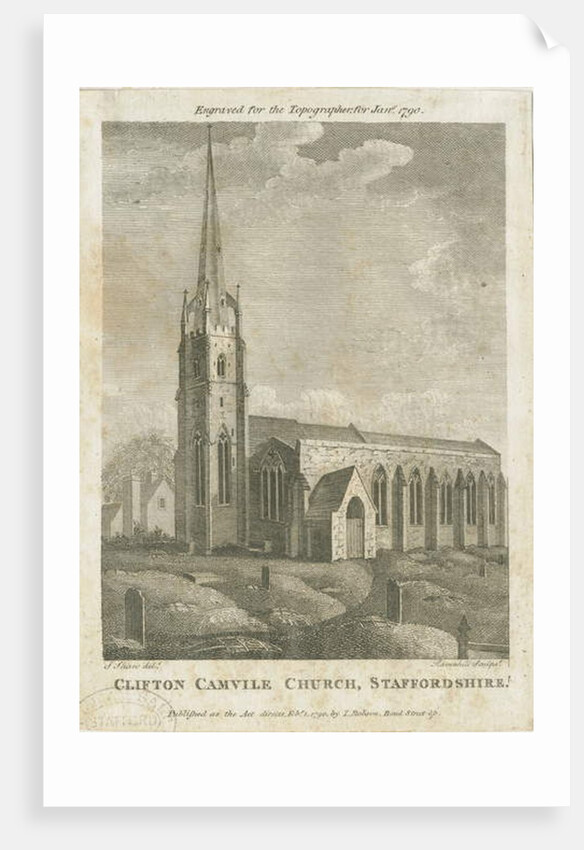 Clifton Campville Church by Stebbing Shaw