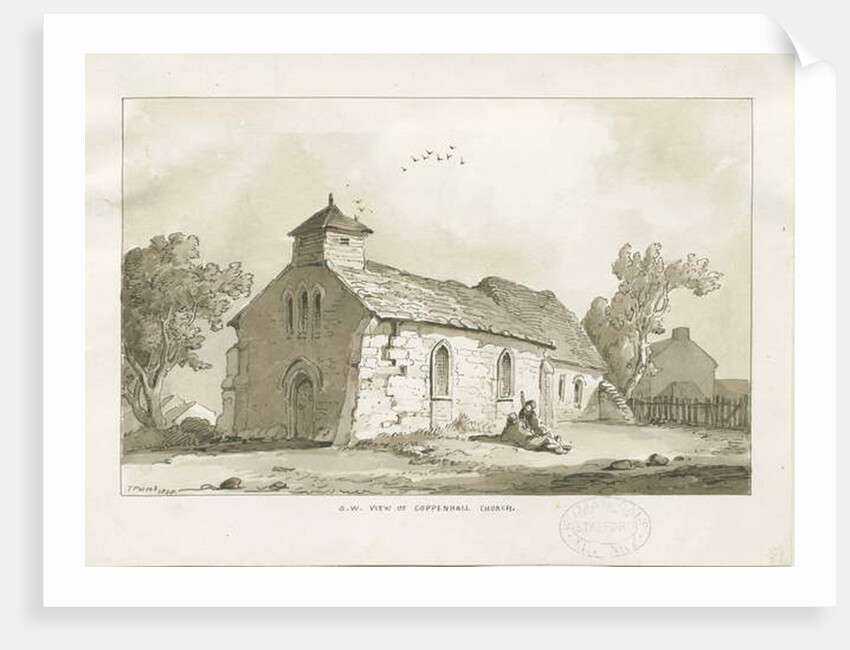 Coppenhall Church by Thomas Peploe Wood