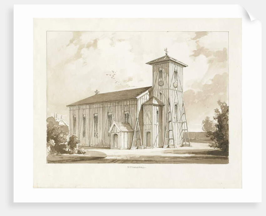 Ettingshall Church by Thomas Peploe Wood