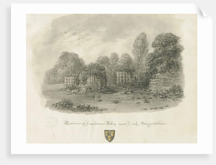 Dieulacres Abbey by John Buckler